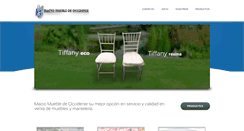 Desktop Screenshot of macromuebledeoccidente.com