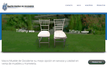 Tablet Screenshot of macromuebledeoccidente.com